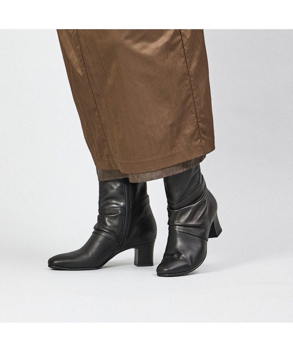 MODE ET JACOMO <D'ICI>ドレープハーフブーツ 