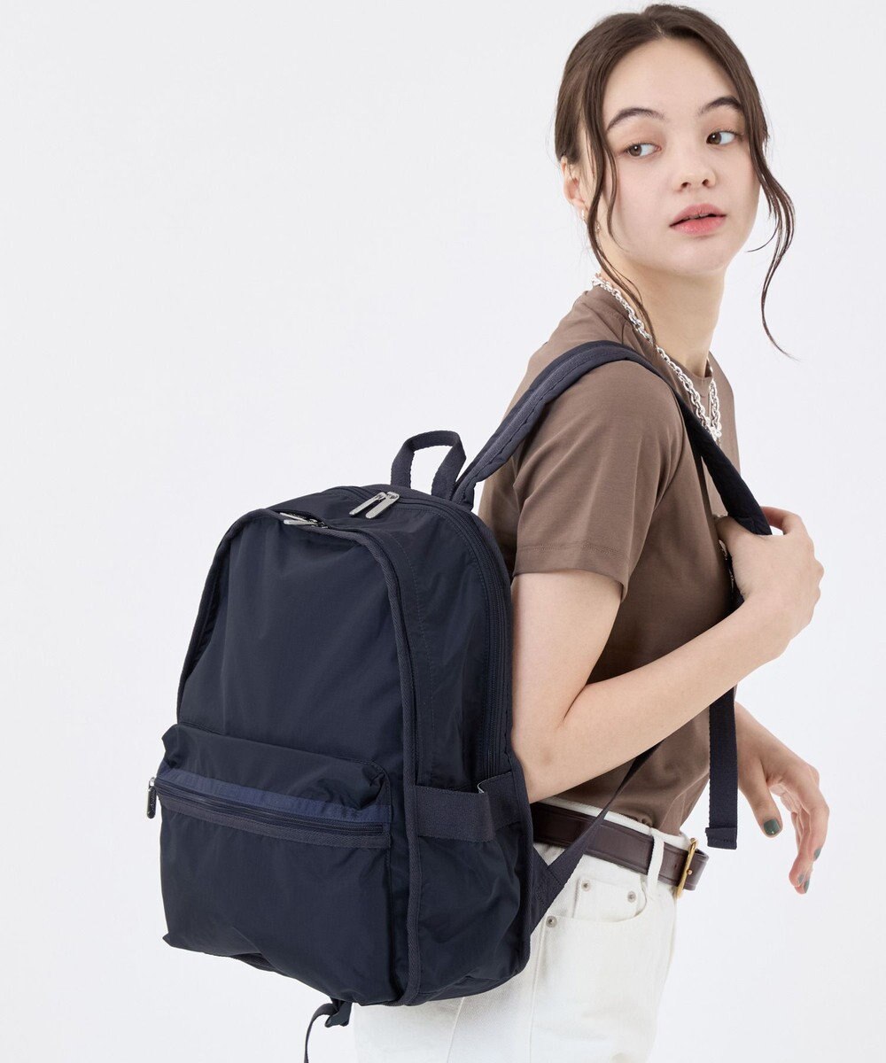 LeSportsac ROUTE BACKPACK/ディープシーブルー 