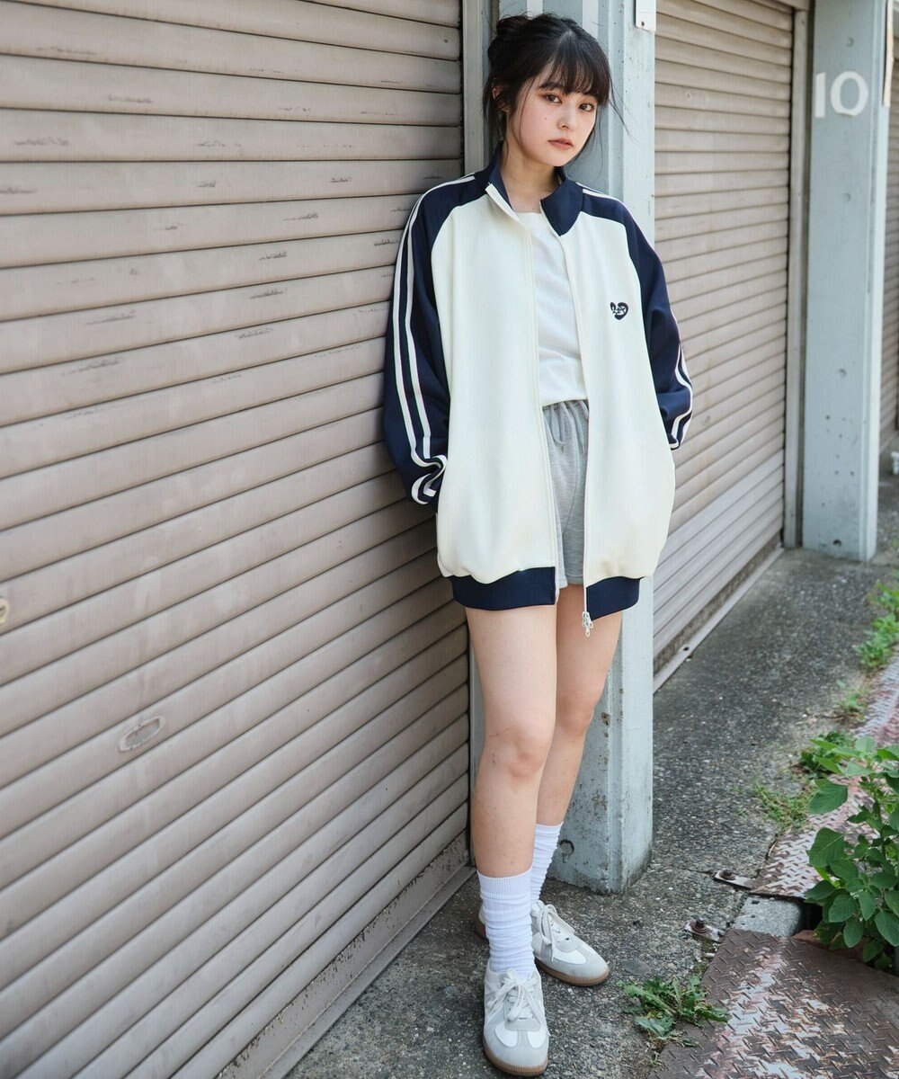 WEGO 【ユニセックスITEM/MLサイズ展開】ラグランライントラックジャケット 