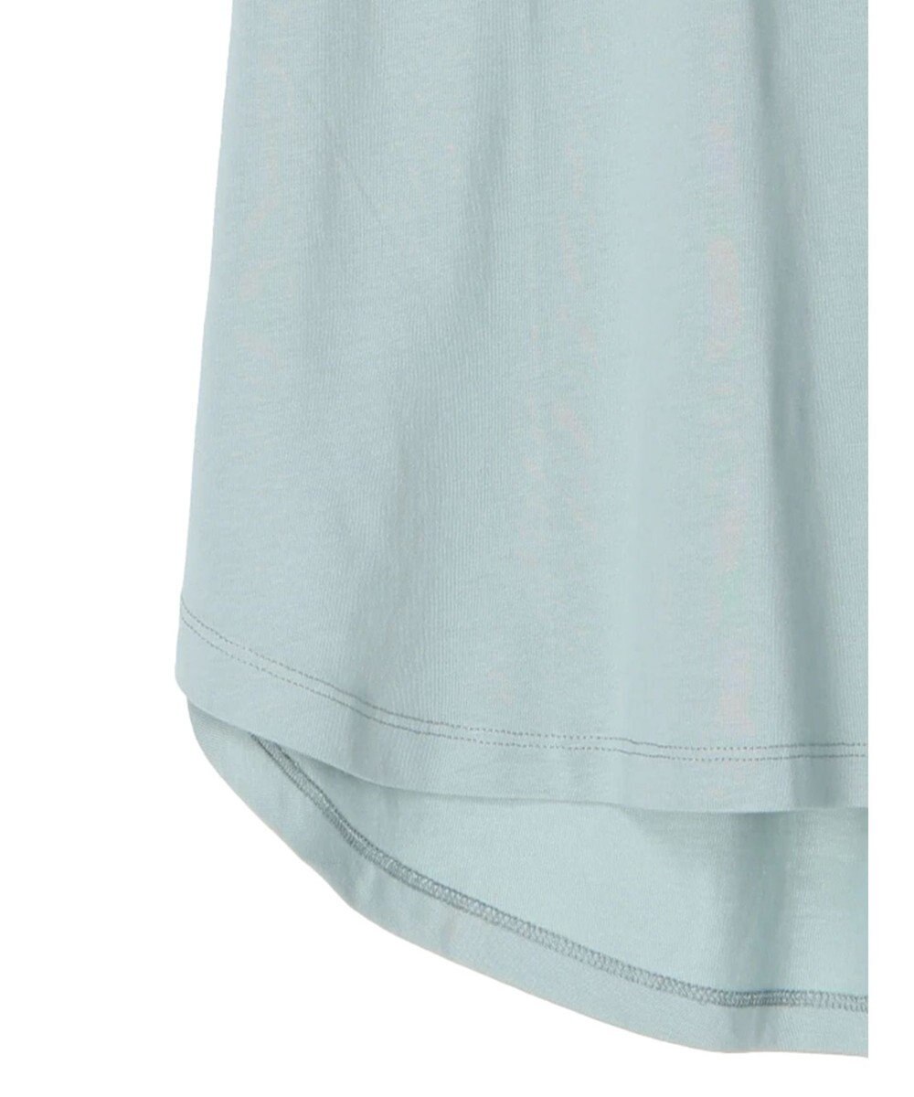 CRAFT STANDARD BOUTIQUE シルケット天竺　ロゴＰＴ裾ラウンドチュニックＳ／Ｓ 