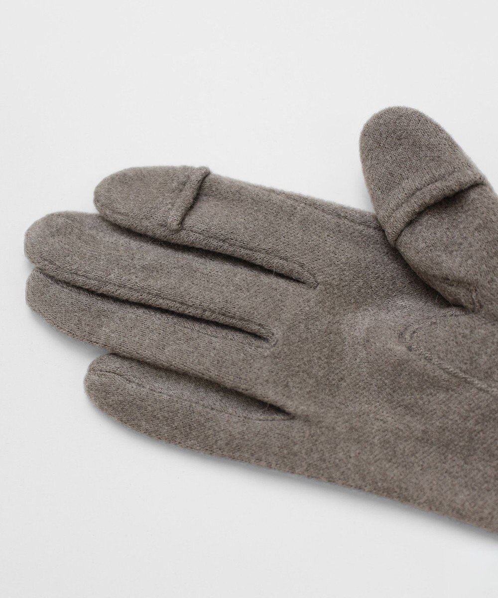 ORuKuBET 【オンワード・クローゼット限定】パールリング風エコファージャージグローブ (WOMEN)【スクワラン加工 / 抗菌機能・タッチパネル対応】 