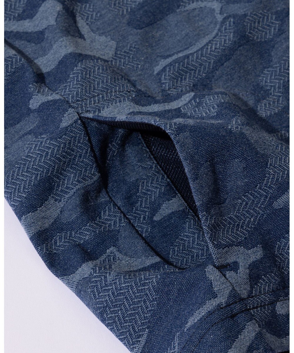 JOSEPH ABBOUD MOUNTAIN 【吸水速乾・男女兼用】カモフラジャガードポロシャツ 