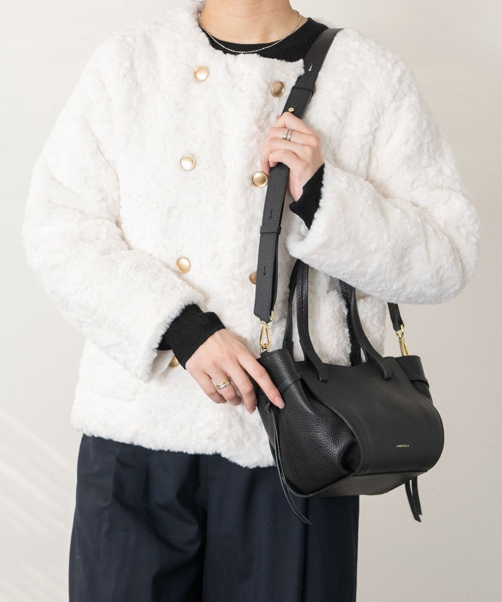 INTER-CHAUSSURES 【LORISTELLA】レザーミニトートバッグ 