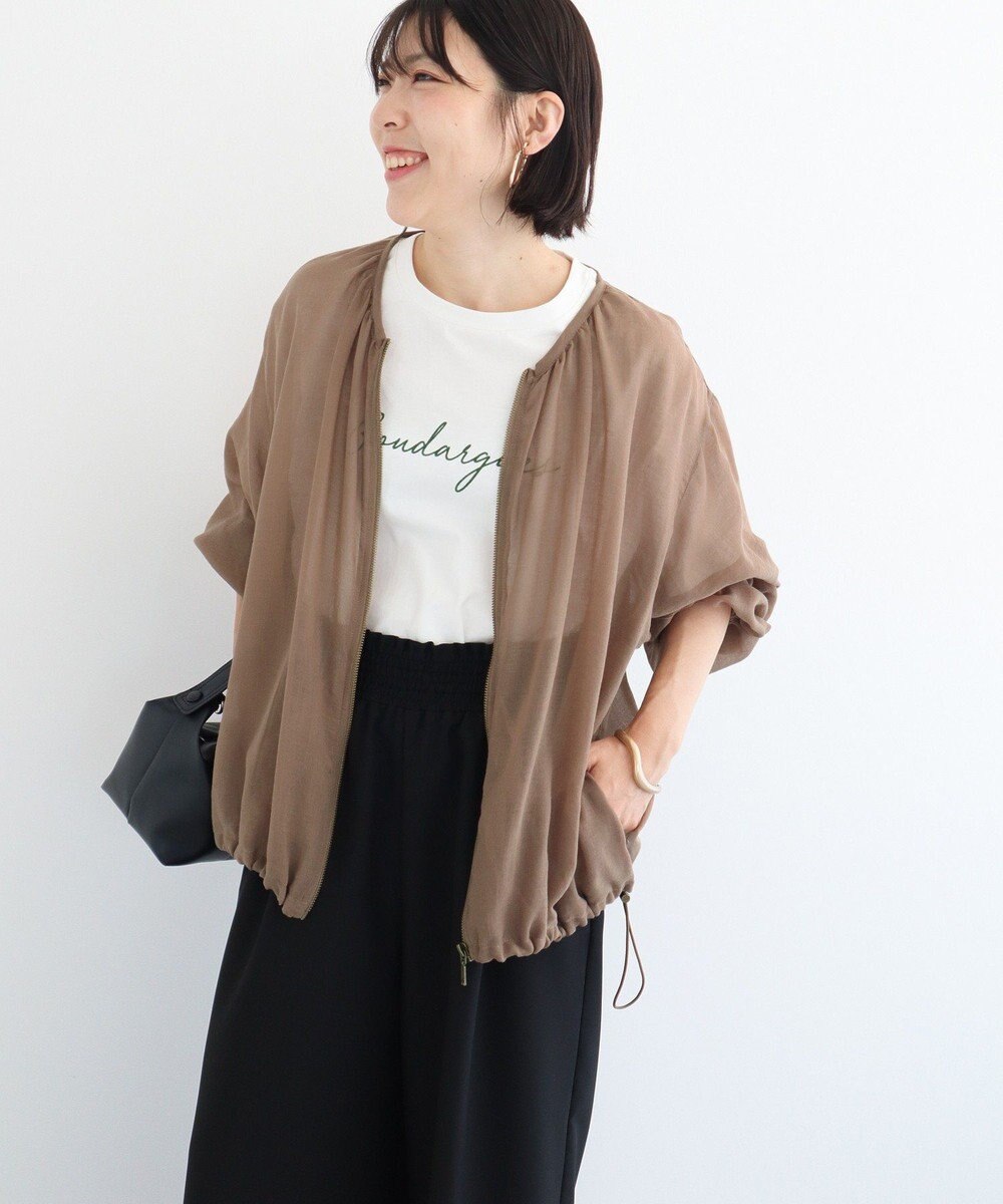 Green Parks イージーケアシアーボイルシャツブルゾン 