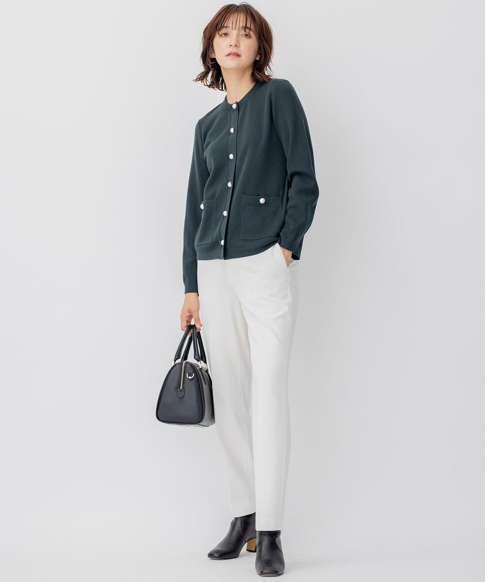 23区 【CLASSY.1月号掲載】ウールブレンド カーディガン 