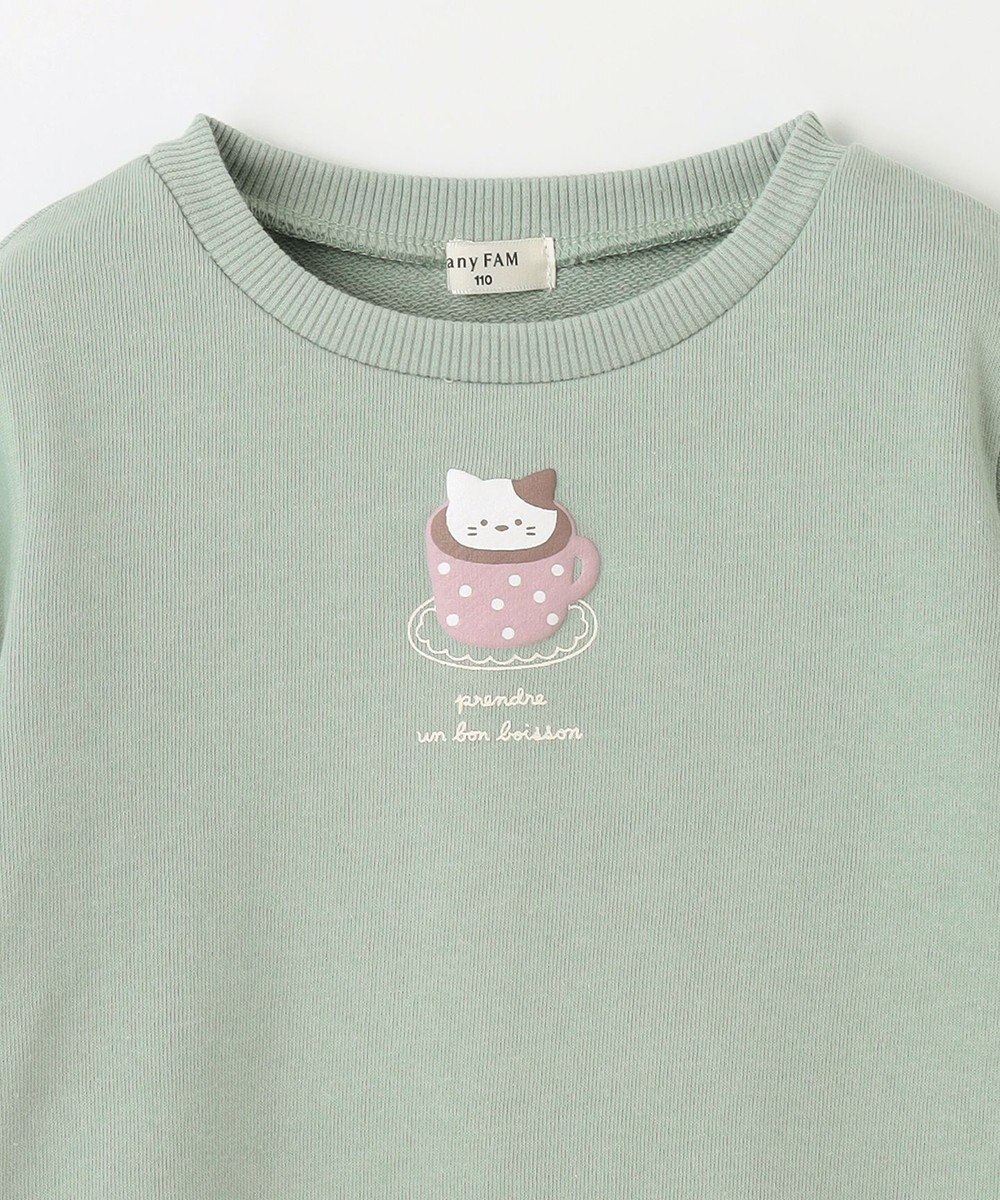 ANY KIDS 【春まで主役】アニマル発泡プリントトレーナー 