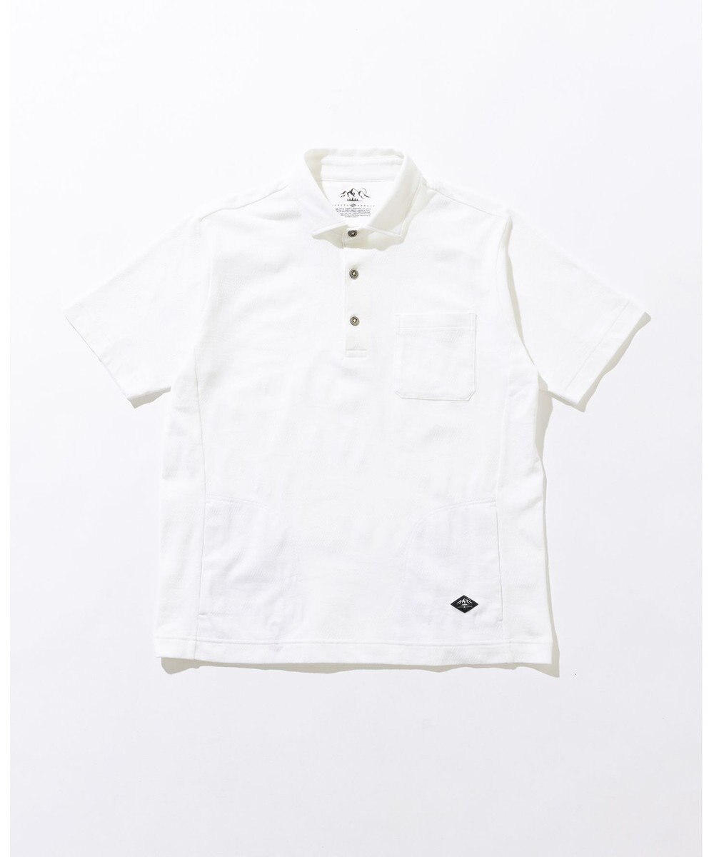 JOSEPH ABBOUD MOUNTAIN 【吸水速乾・男女兼用】カモフラジャガードポロシャツ 