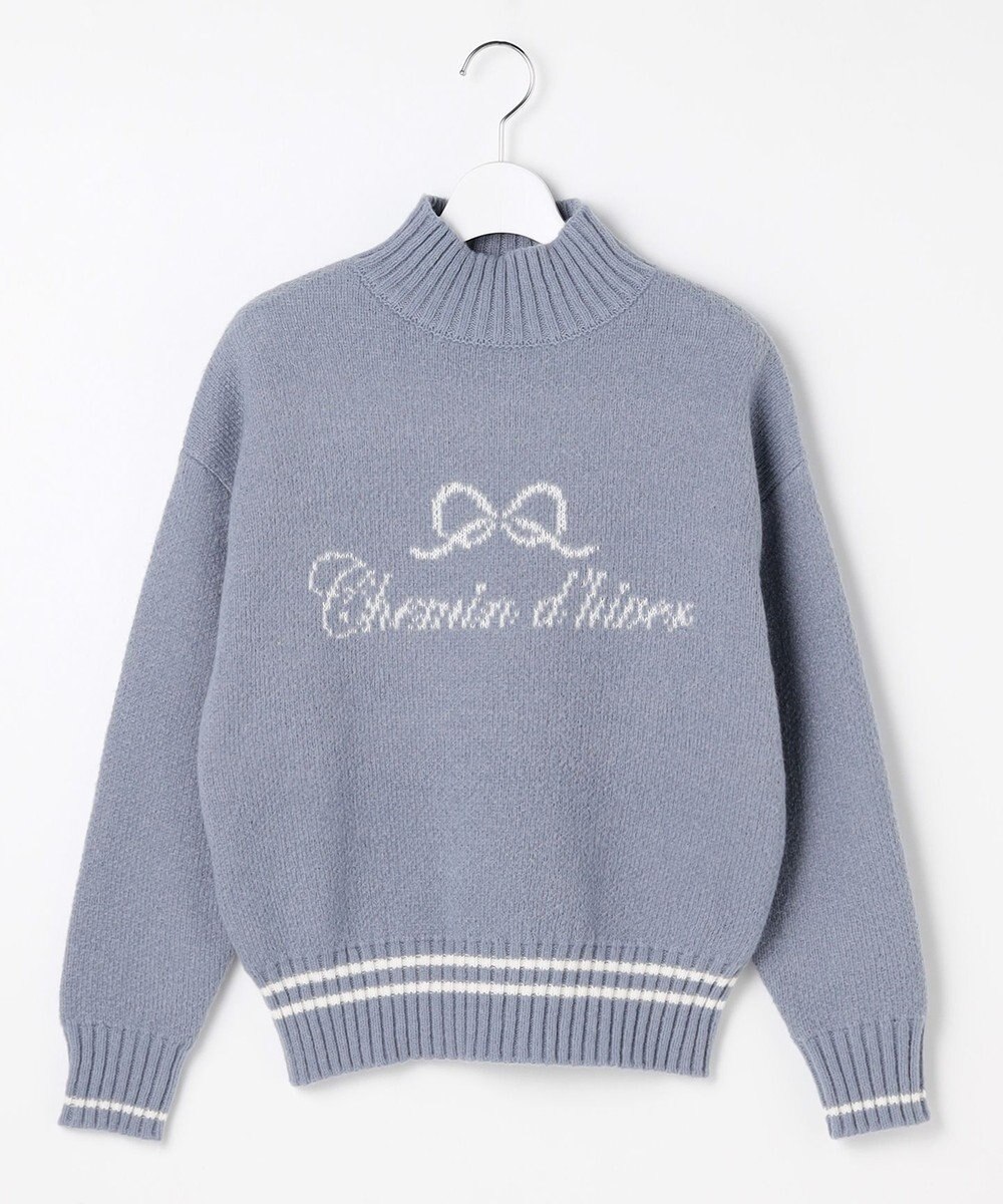 Feroux レタードハイネック プルオーバー 