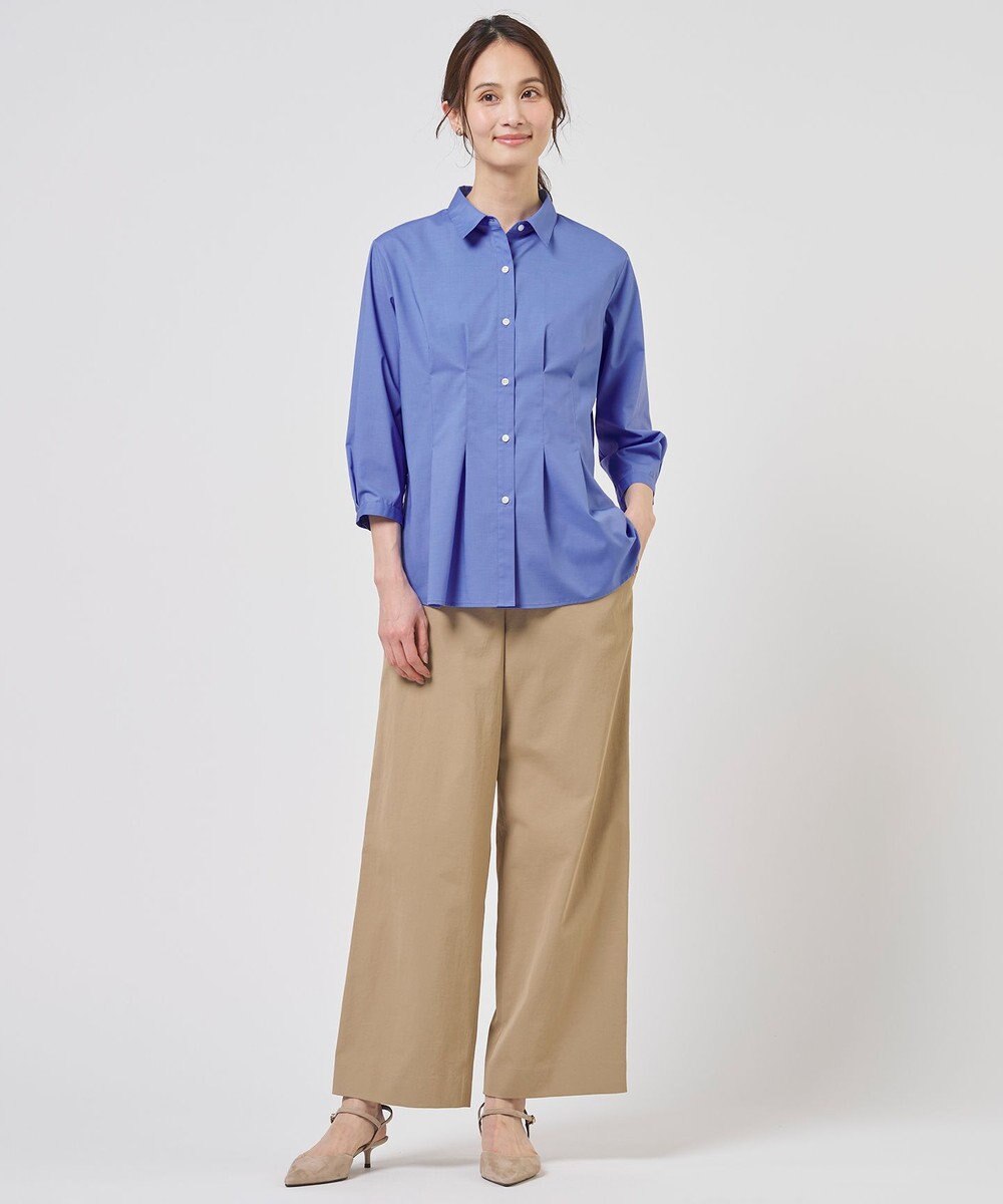J.PRESS LADIES S 【WEB限定カラーあり】SOFT TC ストレッチ シャツ ブラウス 