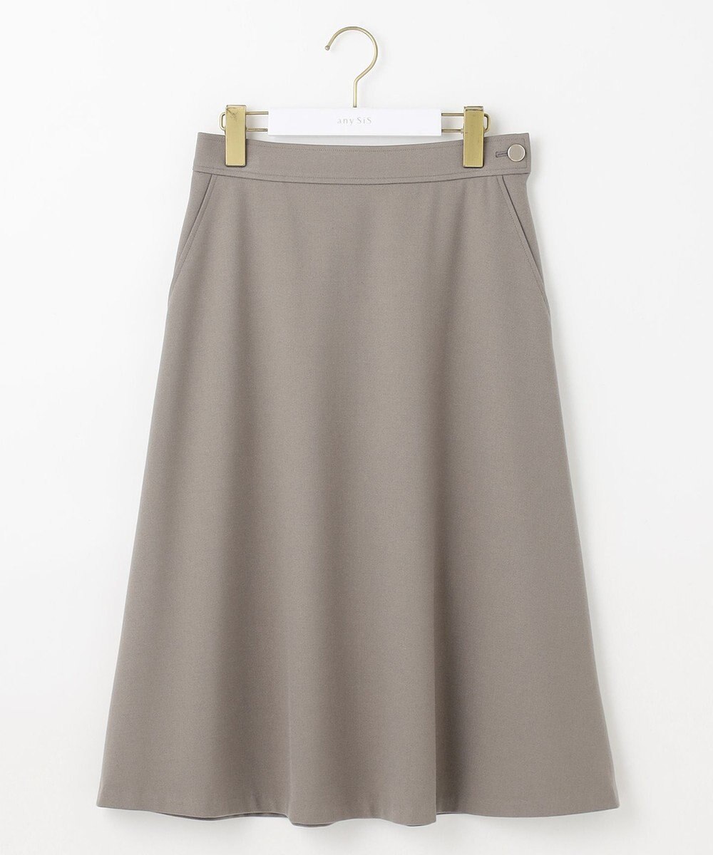 ANY SIS L ビューティサーモ2WAYストレッチ フレアスカート 