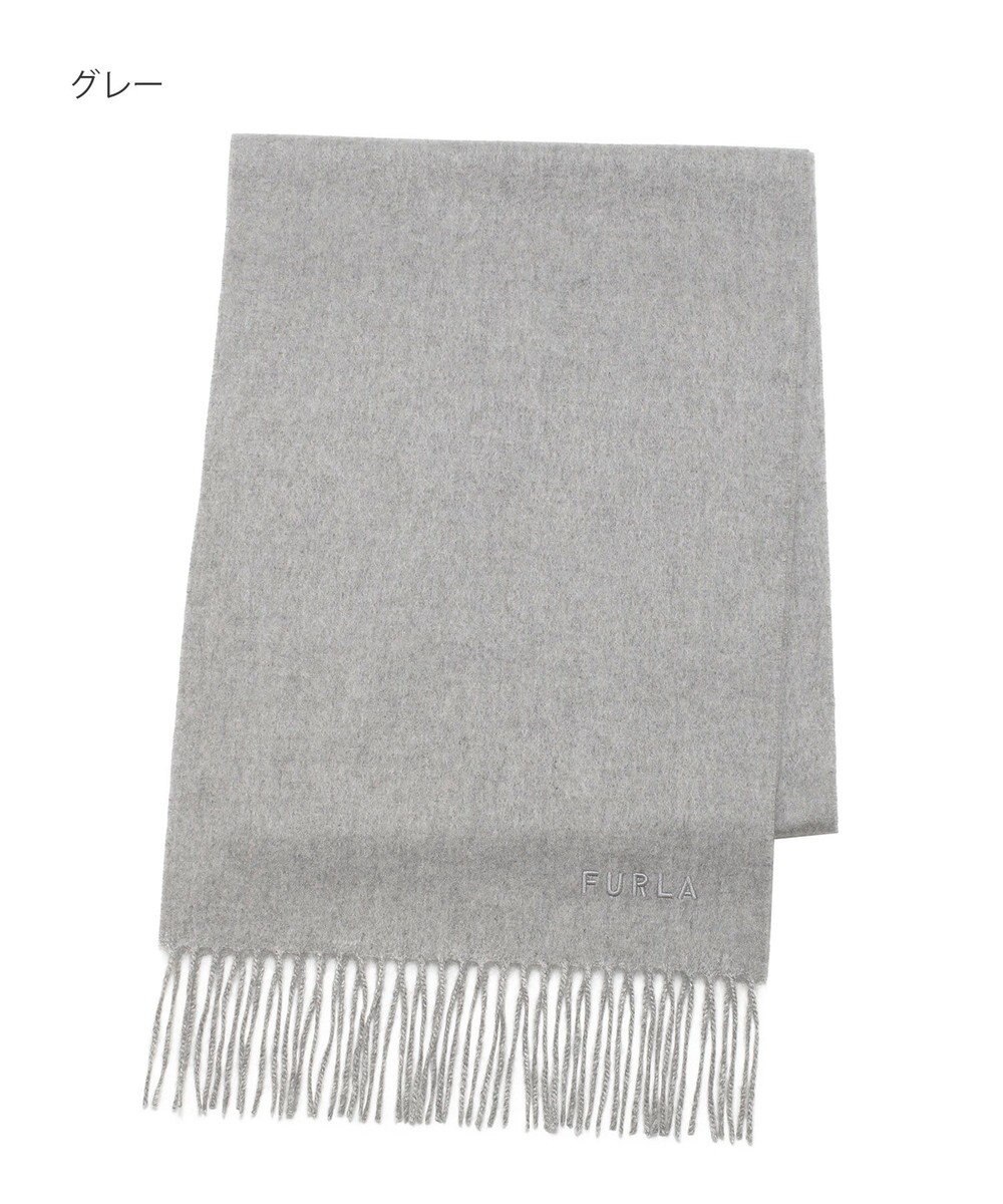 MOONBAT 【洗えるカシミヤ】FURLA カシミヤ100%無地マフラー／幅30cm 