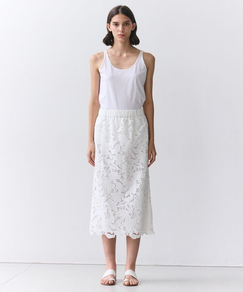 BEIGE， 【洗える】BROIS / コットンシャツテールタンクトップ 