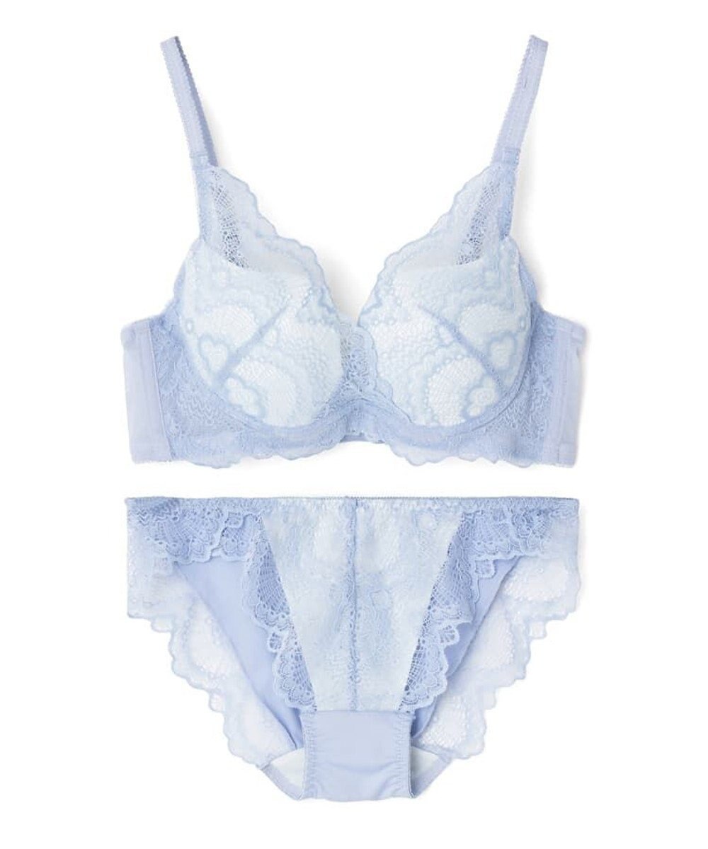 San-ai Resort（三愛水着楽園） 【新色アッシュローズ・アッシュグレー追加】 カシュクール脇高ブラジャー＆ショーツ 