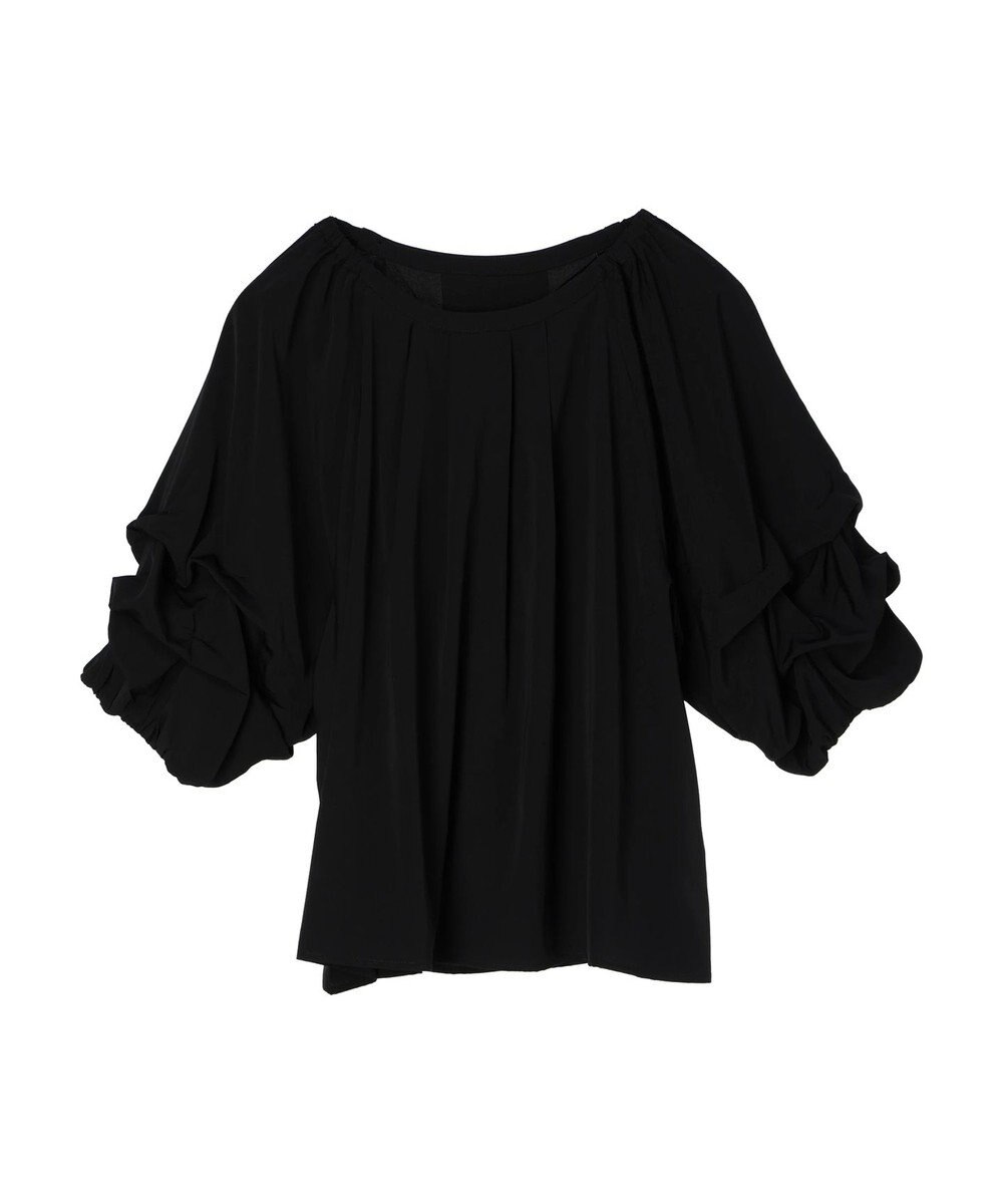 CRAFT STANDARD BOUTIQUE ピンタックホイップスリーブブラウス 