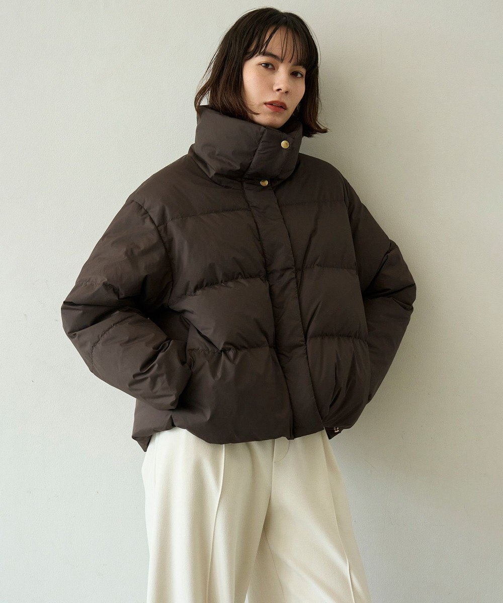 UNFILO L 【VERY掲載 / 自宅で洗濯OK / 軽量で暖かい】TAIONコラボ ショートダウン 