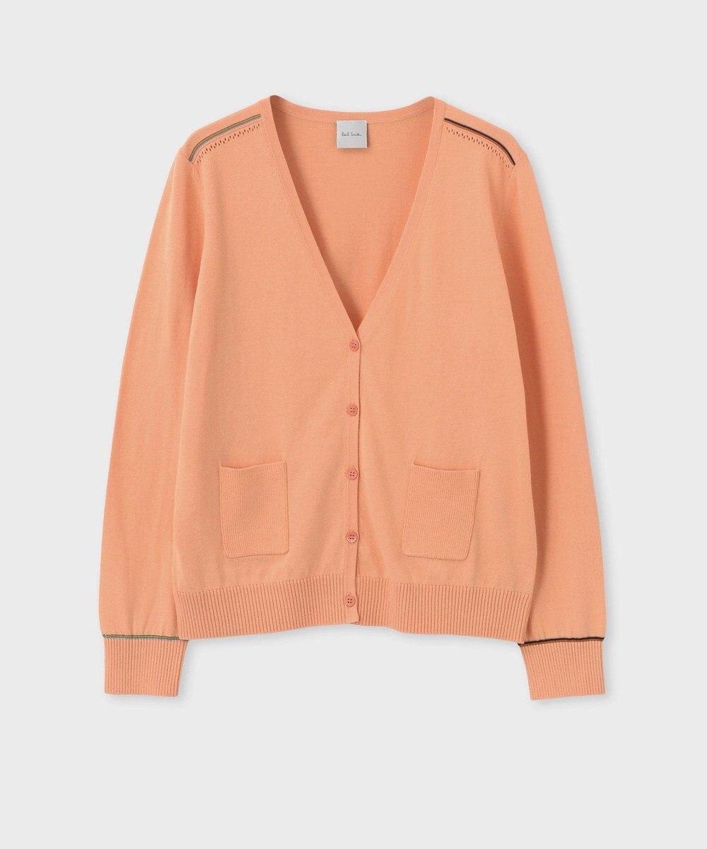 Paul Smith 【洗える】Signature Stripe アイレット カーディガン 