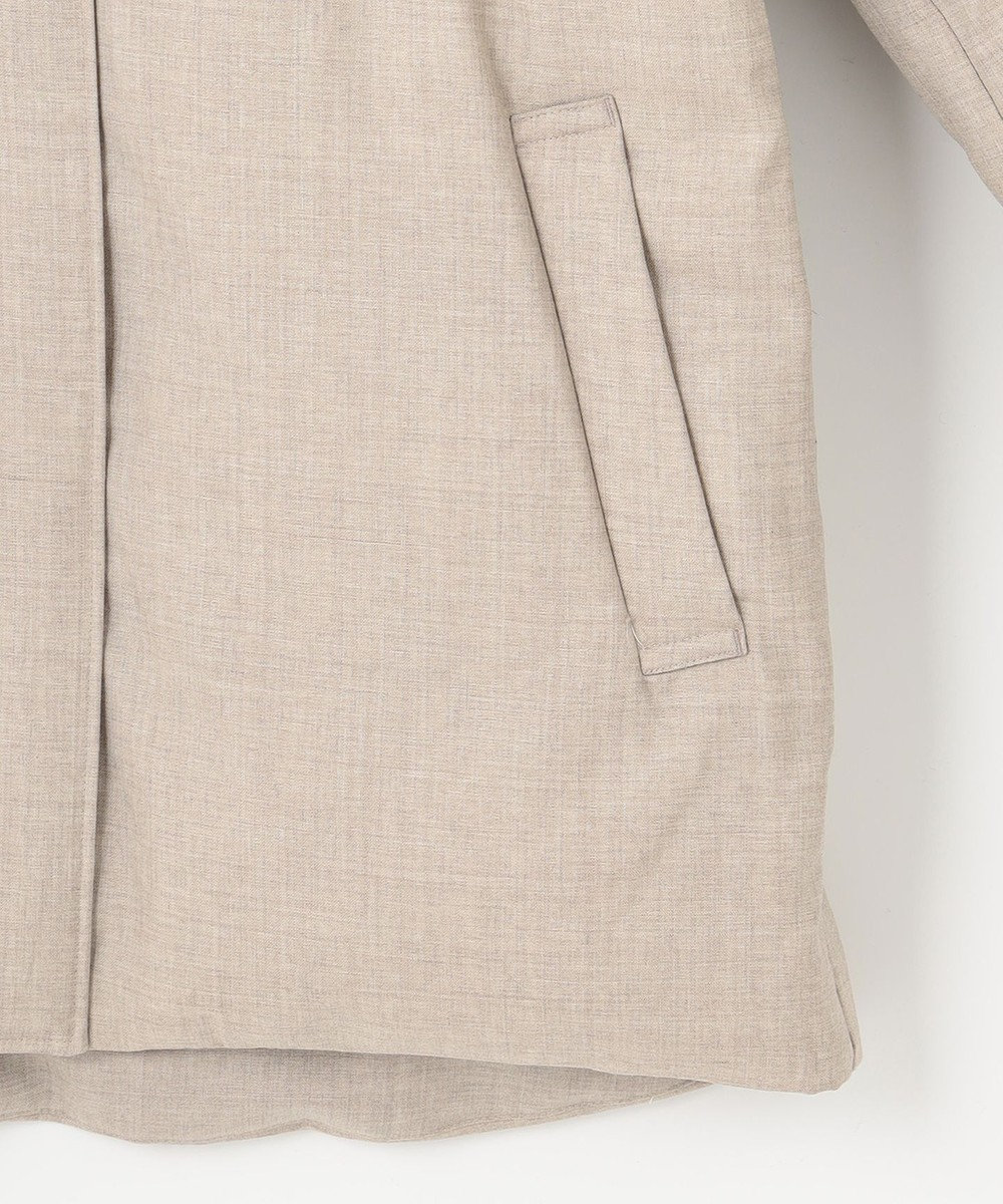 自由区 【ファー取り外し可】ライトウールダウン 