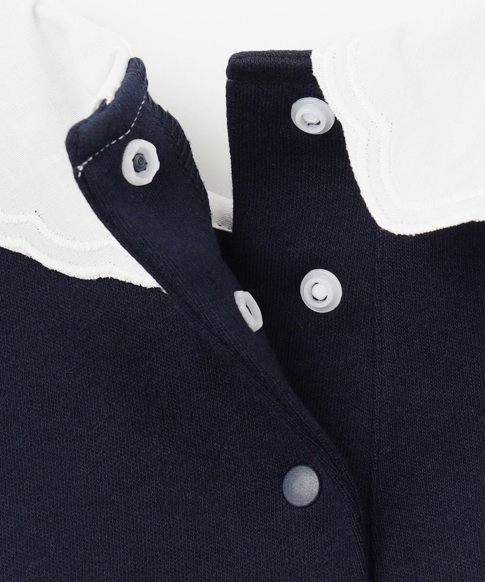 ANY KIDS 襟 刺繍 カットソー 