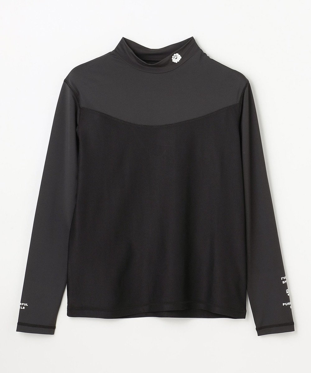 PW CIRCULUS 【WOMEN】UVメッシュコンビハイネックインナーシャツ  ゴルフウェア レディース 