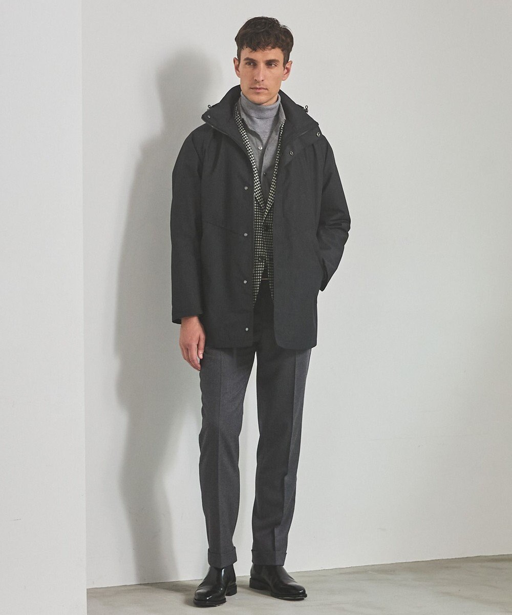 GOTAIRIKU 【仕事で着用可】ラスタードビー フーデッドブルゾン_地柄(24/25年モデル) 