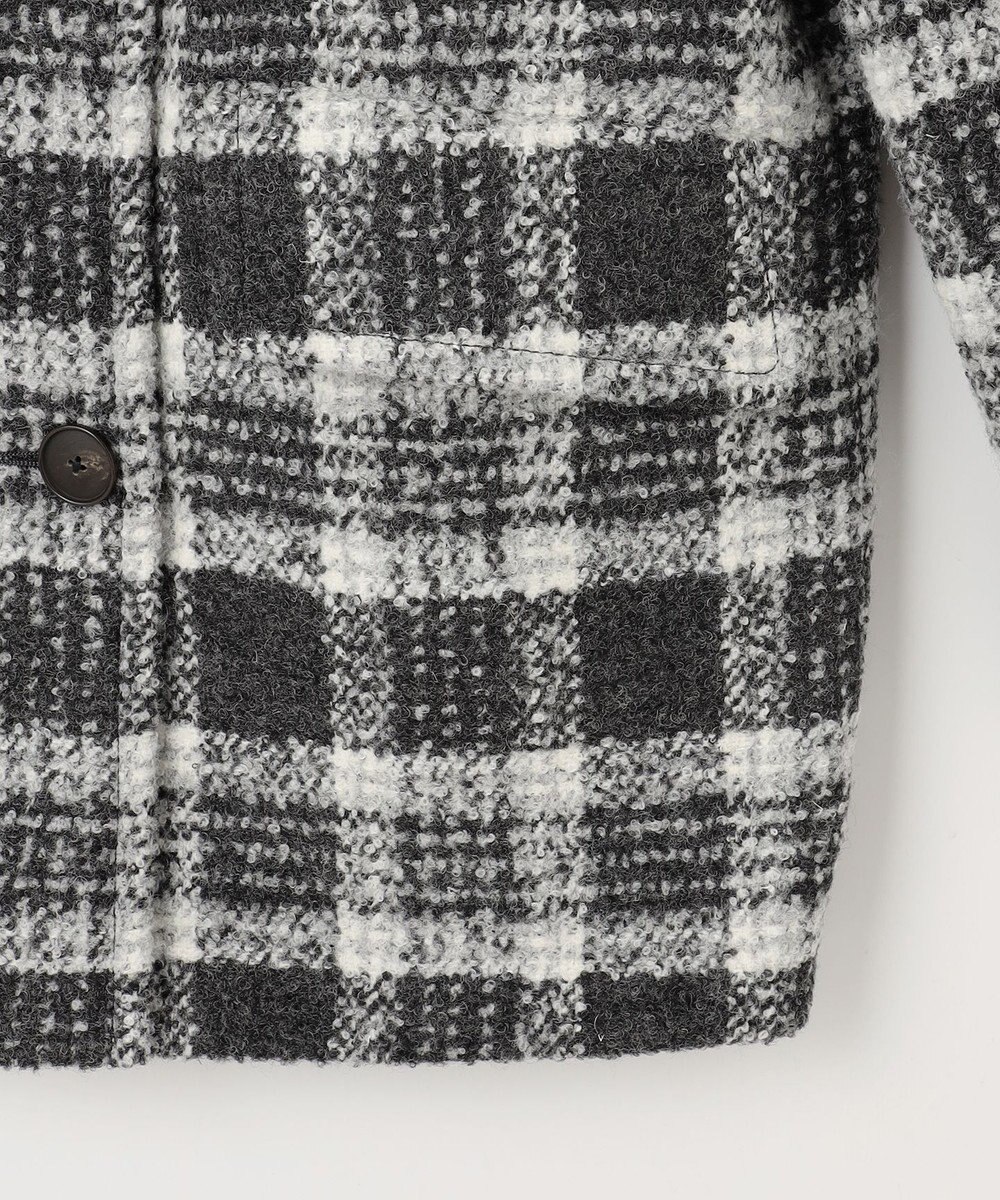 自由区 S BALLIループミルドチェック コート 