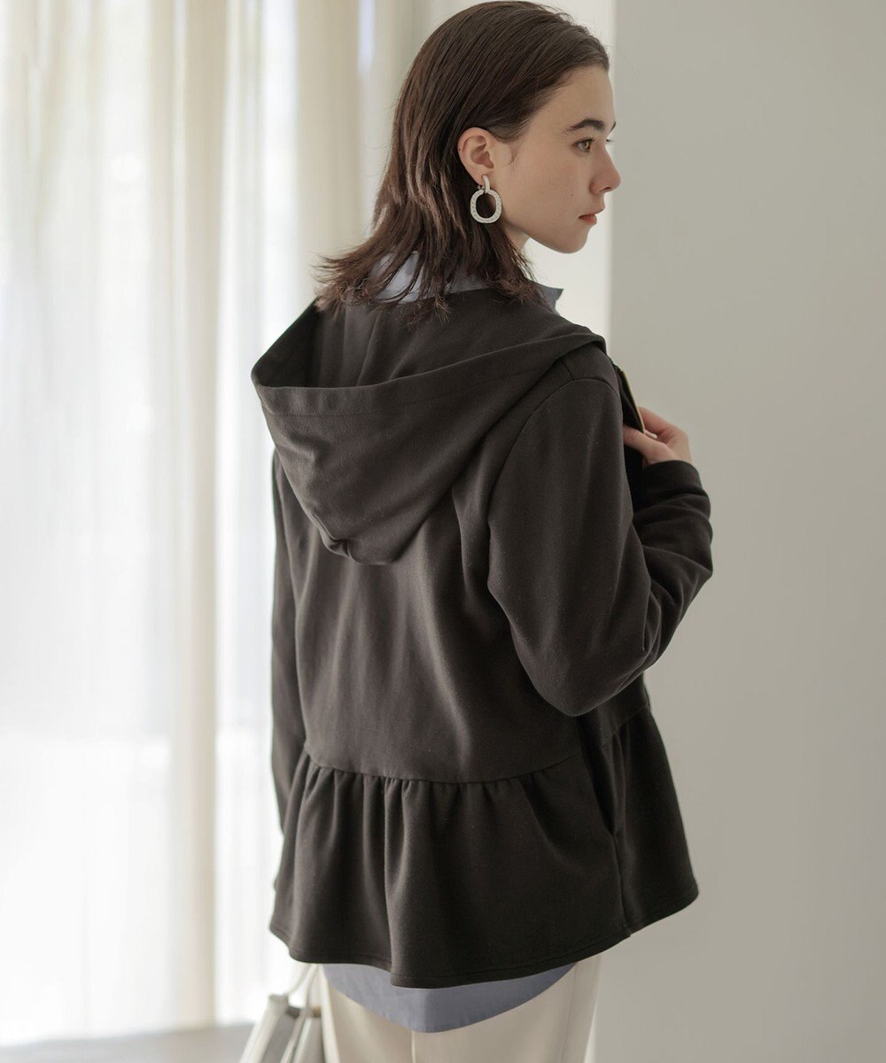 組曲 マシュマロタッチ裏毛 パーカー 