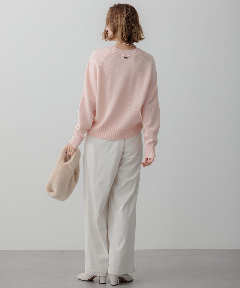 23区 S 【Oggi2月号掲載/洗える】ウールカシミヤ Vネック ニット 