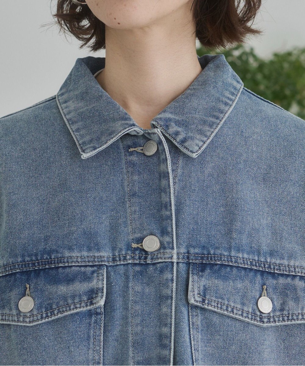 WEGO 【ANGIE VINTAGE】オーバーサイズデニムジャケット 