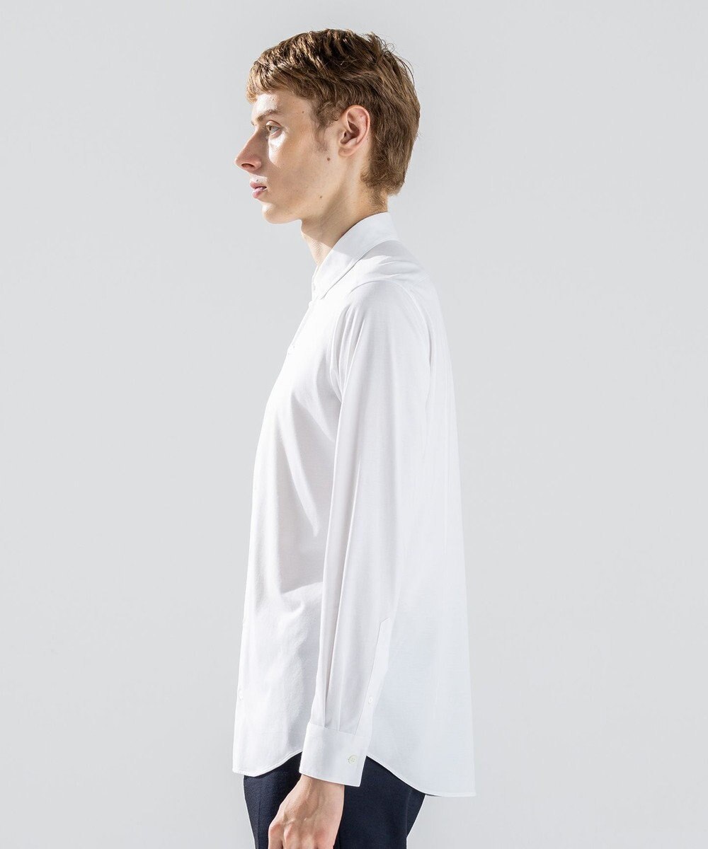 JOSEPH HOMME 【ストレッチ】ハイゲージコットンジャージー 　長袖レギュラーカラーシャツ 