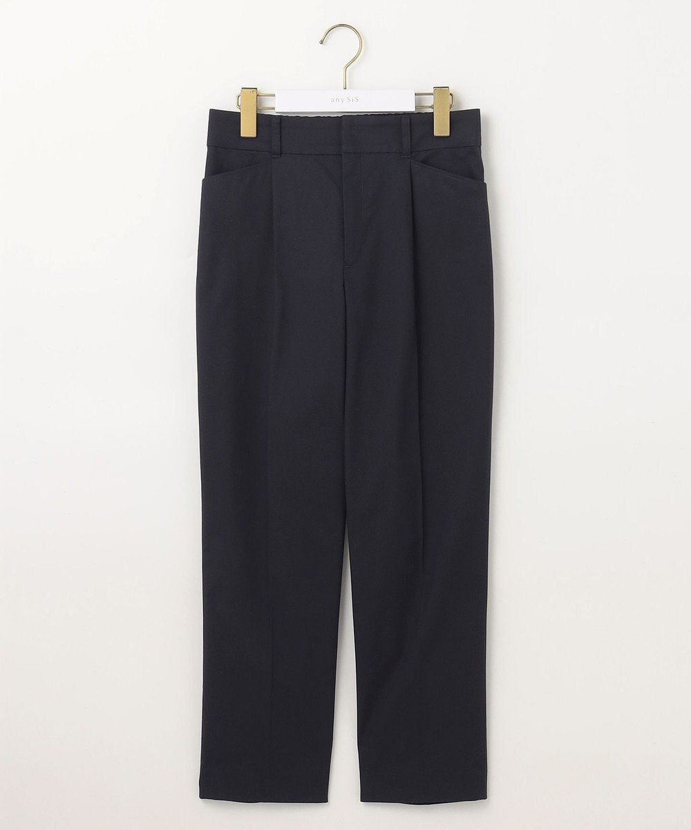 ANY SIS 【接触冷感・UVカット・撥水】クールタッチテーパード パンツ 