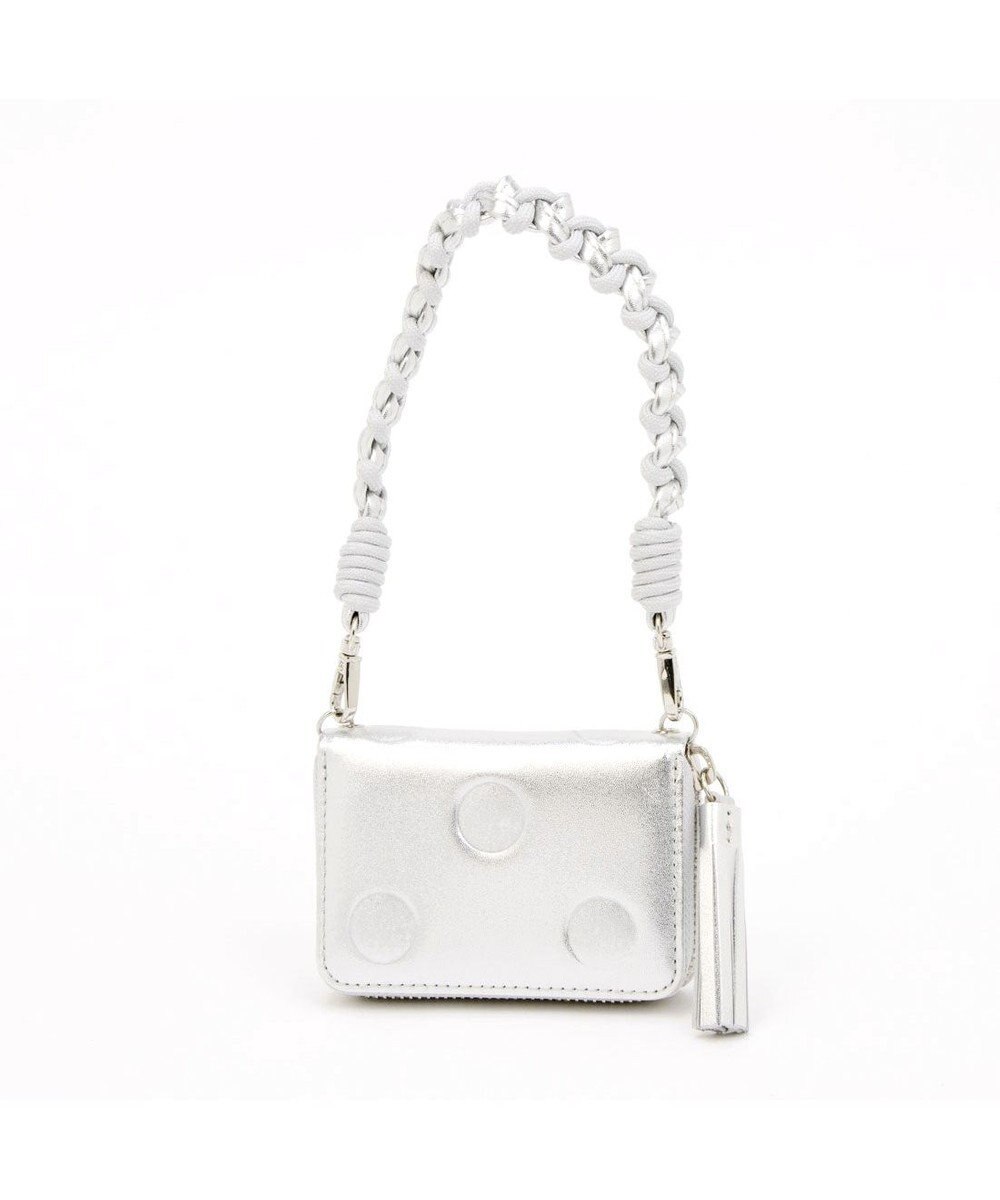 UNBILLION ペルケ perche / ドット型押し・ジャバラチャームウォレットショルダー 