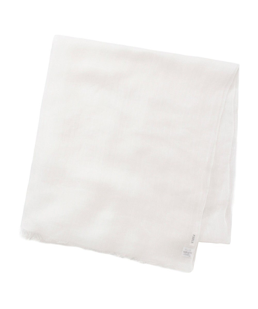 MOONBAT FURLA (フルラ) 無地ストール 麻 カシミヤ  180cm×85cm  手洗い可能 