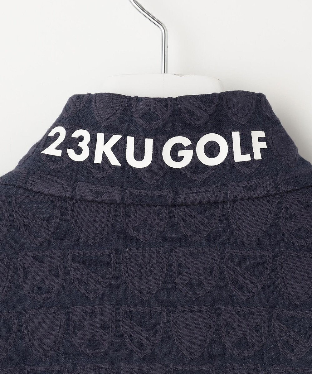 23区GOLF 【MEN】エンブレムハーフジッププルオーバー 