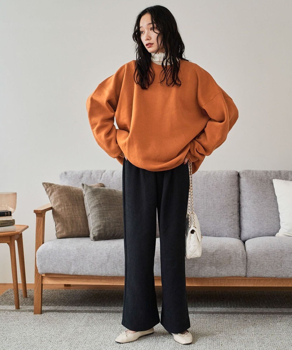 WEGO 裏起毛ワイドイージーパンツ 