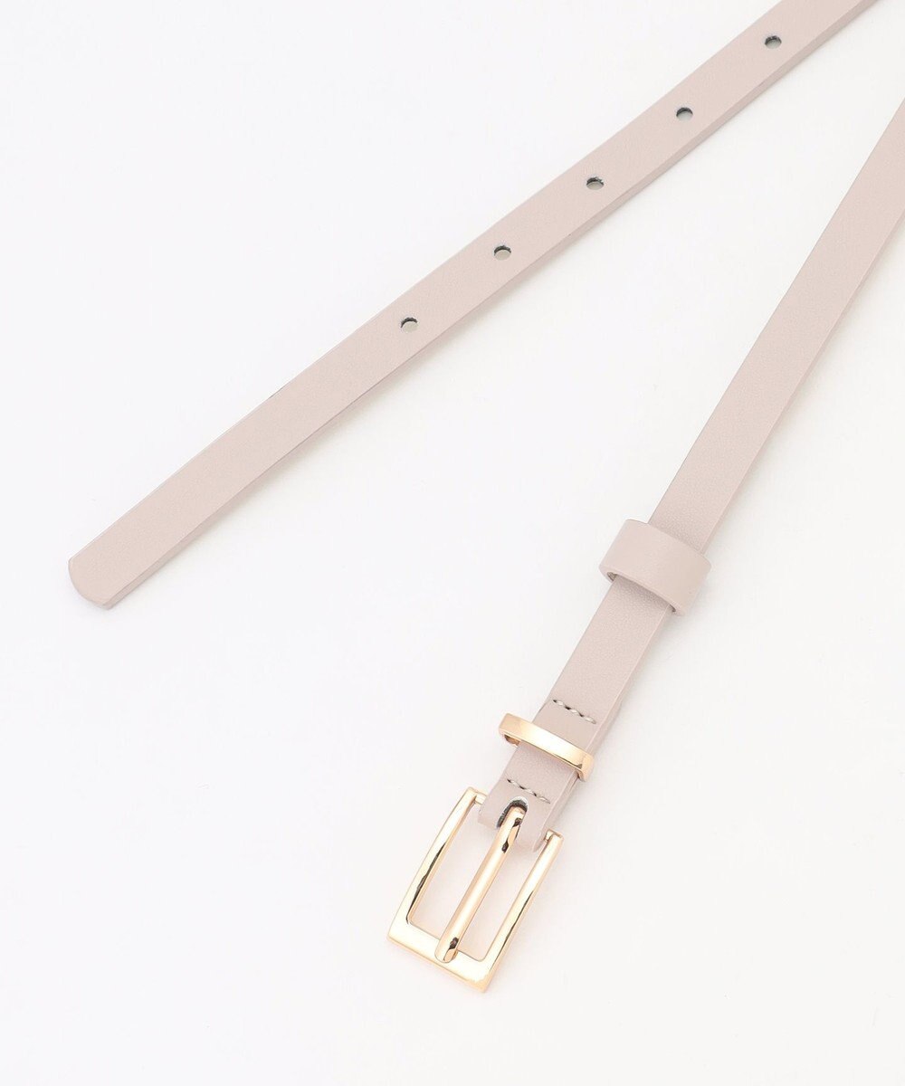 ANY SIS スクエアバックルナロー ベルト 