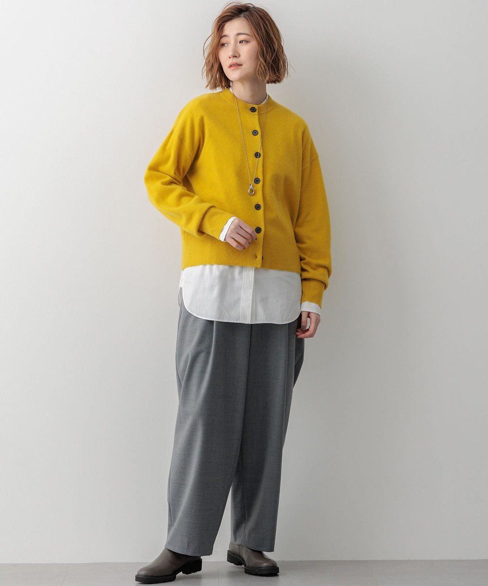 23区 S ナチュラルストレッチサキソニー バレル パンツ 