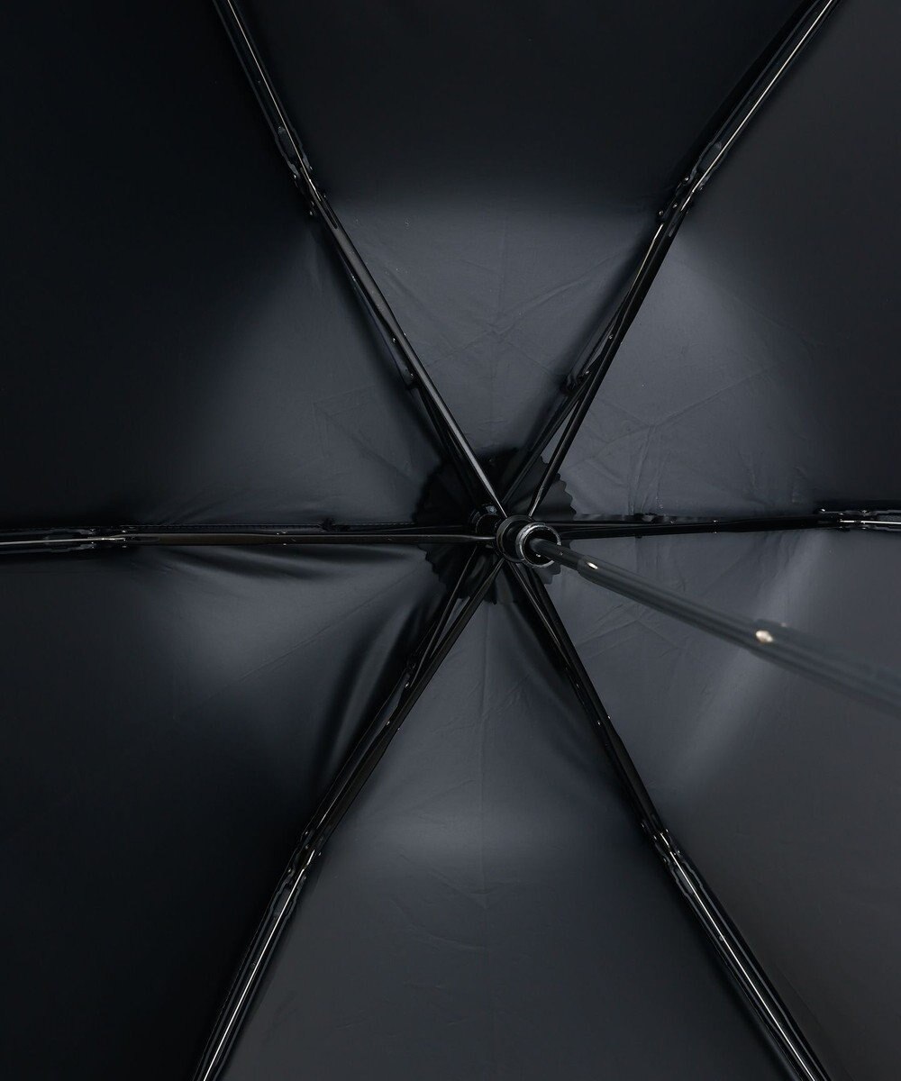 AURORA NINA RICCI （ニナリッチ)  リボン＆ネモフィラ風 刺しゅう晴雨兼用パラソル（クイックオープン折り畳み・ミニ傘） 