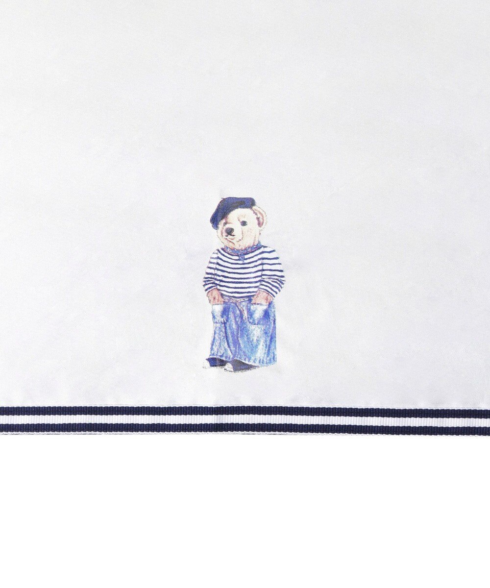 MOONBAT 【WEB限定】 POLO RALPH LAUREN（ポロ ラルフローレン） 晴雨兼用日傘 ワンポイントポロベア プリント 折りたたみ傘 ポーチタイプ 1級遮光/遮熱/遮光 