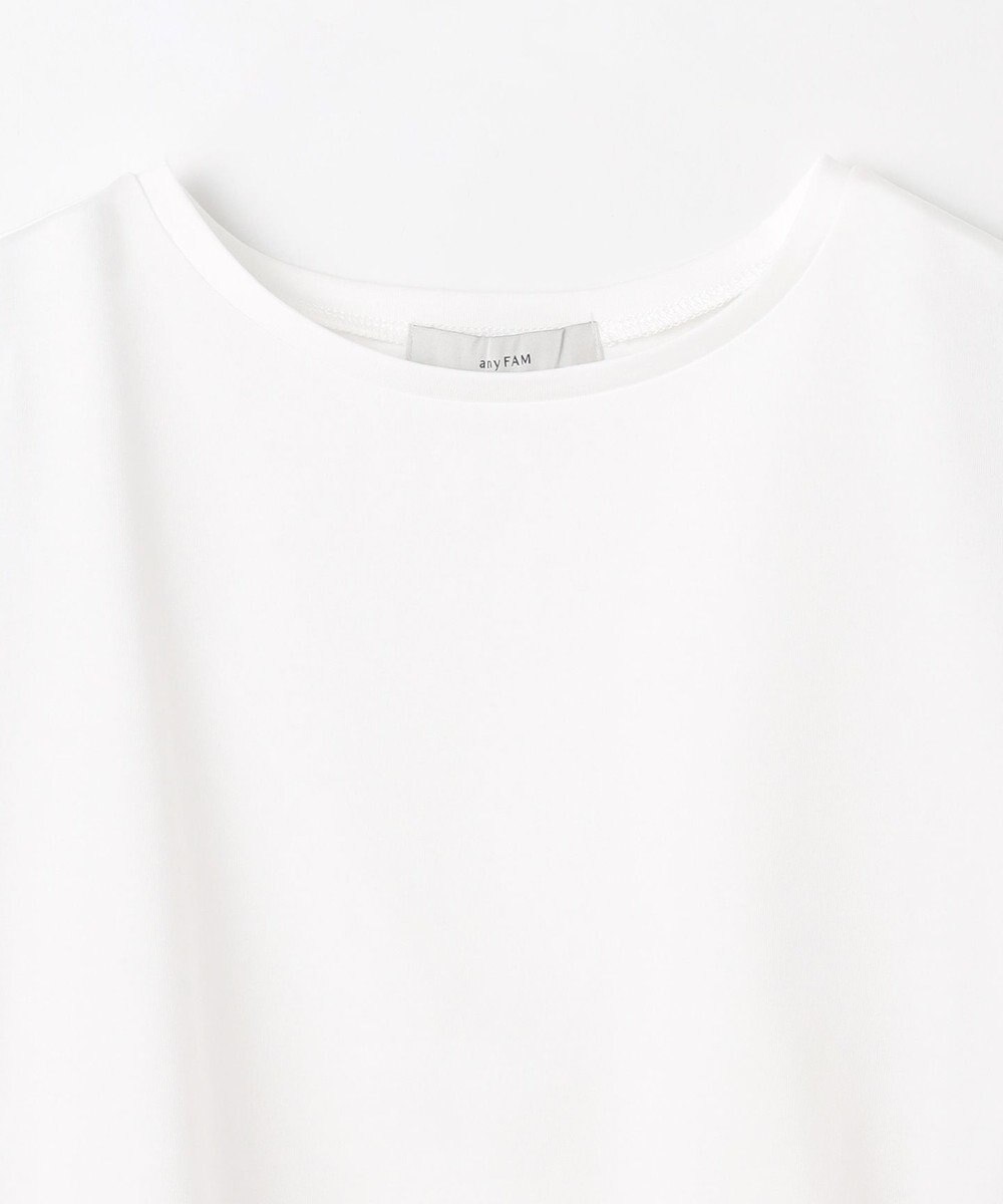 ANY 【洗濯機可/UVケア/アンチピリング】布帛ねじり袖コンビプルオーバー 