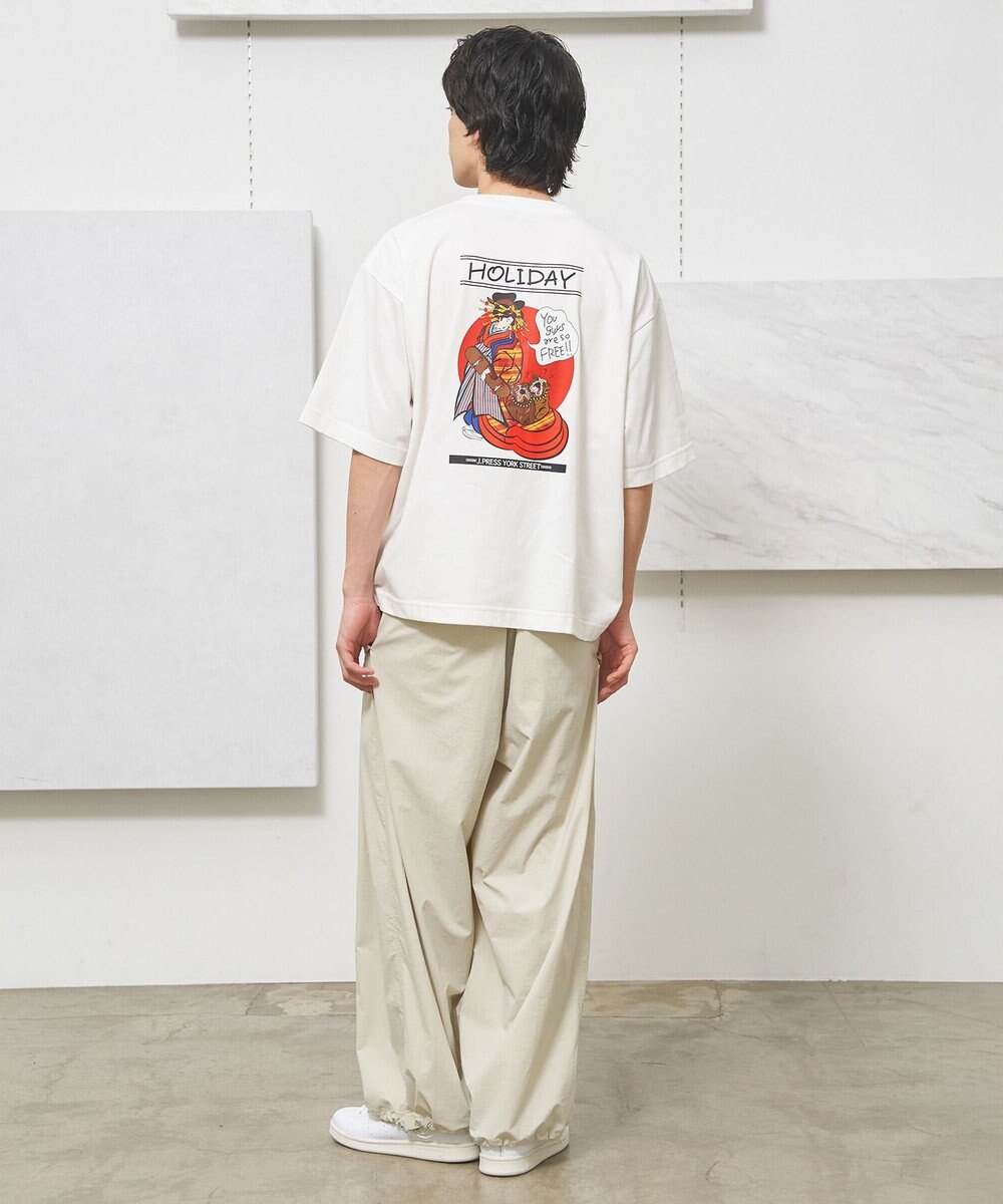 J.PRESS YORK STREET 【UNISEX】ナイロンタスランドライストレッチワッシャー イージーパンツ 