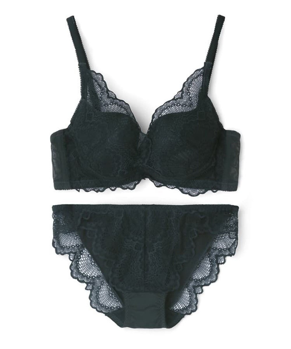 San-ai Resort（三愛水着楽園） 【新色アッシュローズ・アッシュグレー追加】 カシュクール脇高ブラジャー＆ショーツ 