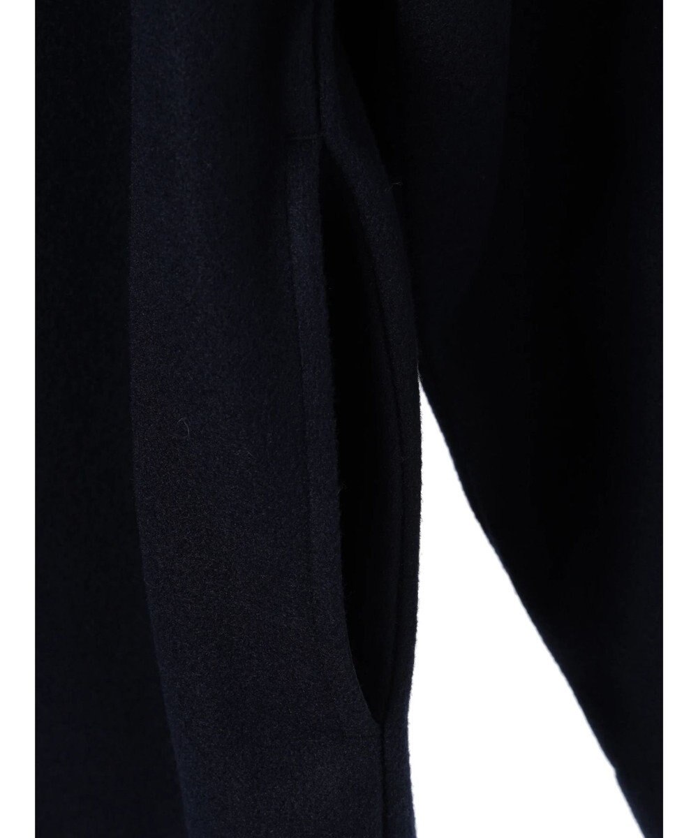 Green Parks 洗えるノーカラーショートコート 