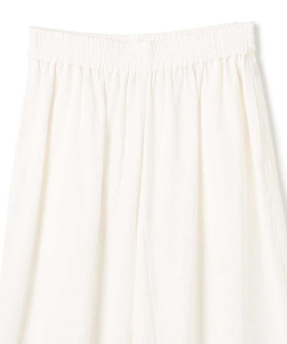 uncrave コットンリネンボイル ワイドパンツ 