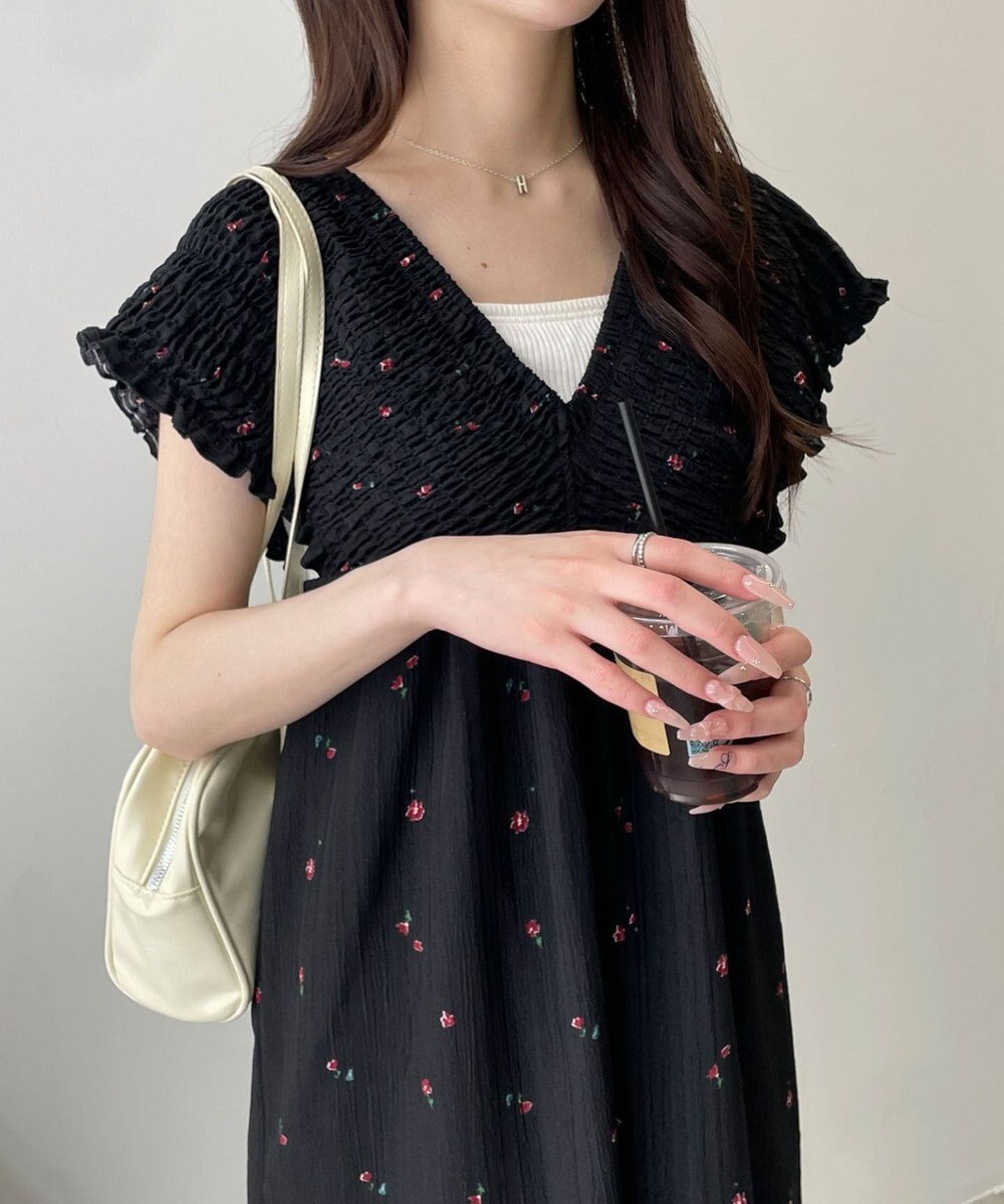 WEGO シャーリングサロペット 