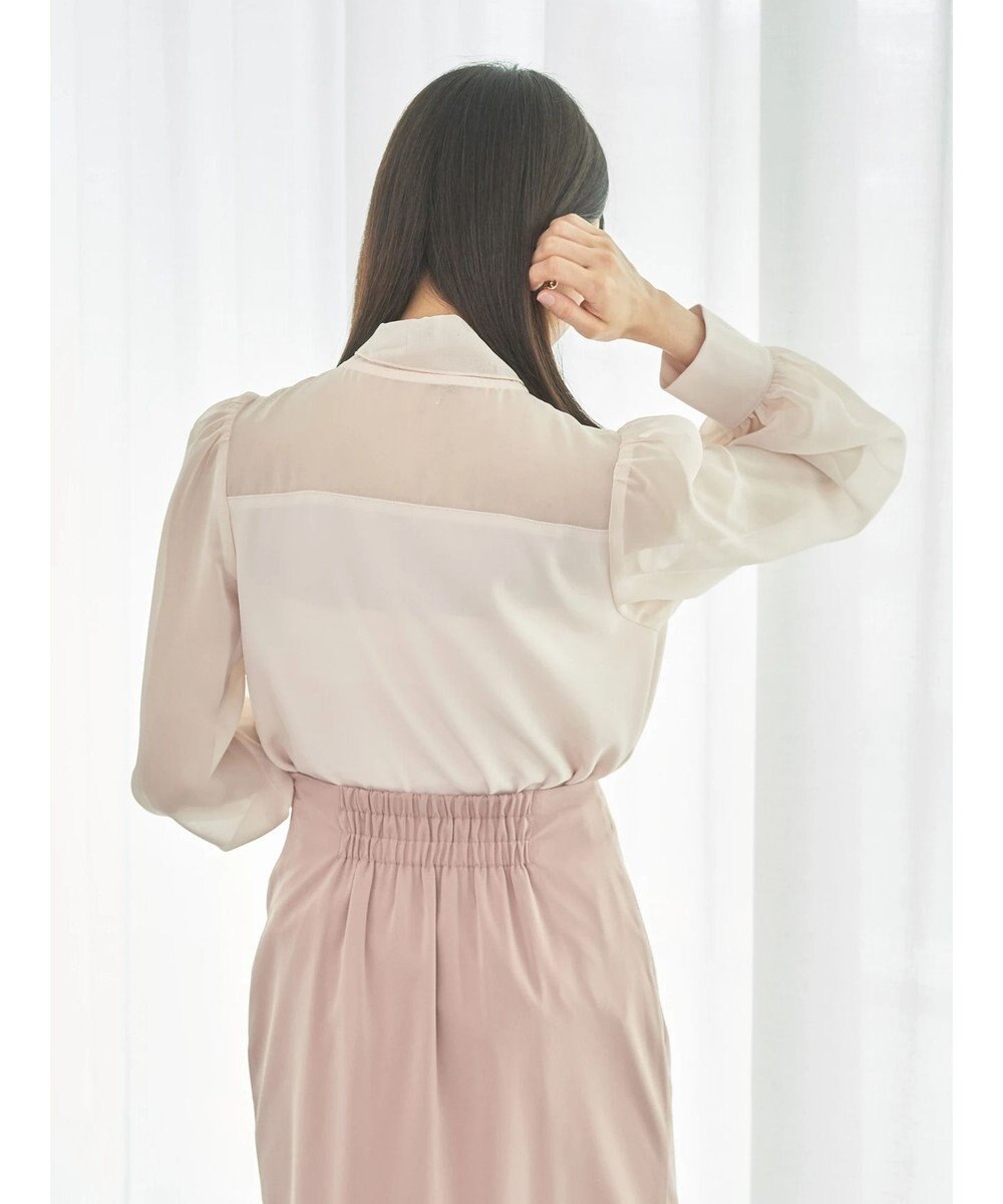 earth music&ecology シアードッキングブラウス 