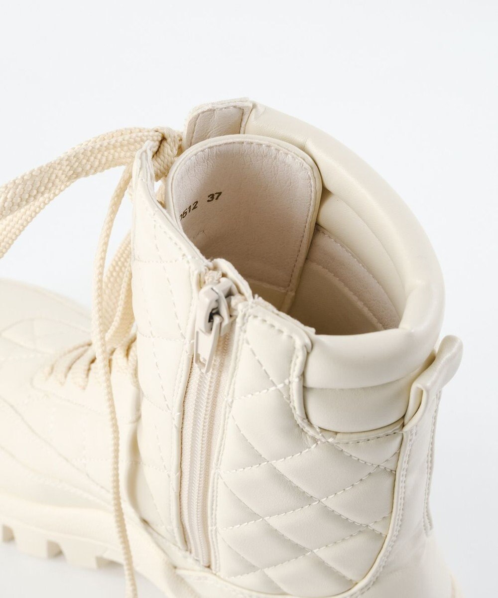 BONTRE 【MIONOTIS/ミオノティス】キルティングレースアップショートブーツ/40512 