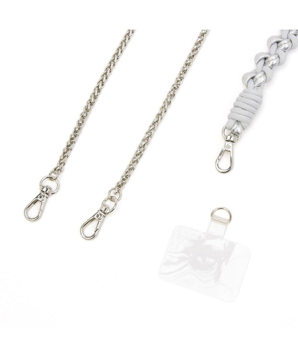 UNBILLION ペルケ perche / ドット型押し・ジャバラチャームウォレットショルダー 