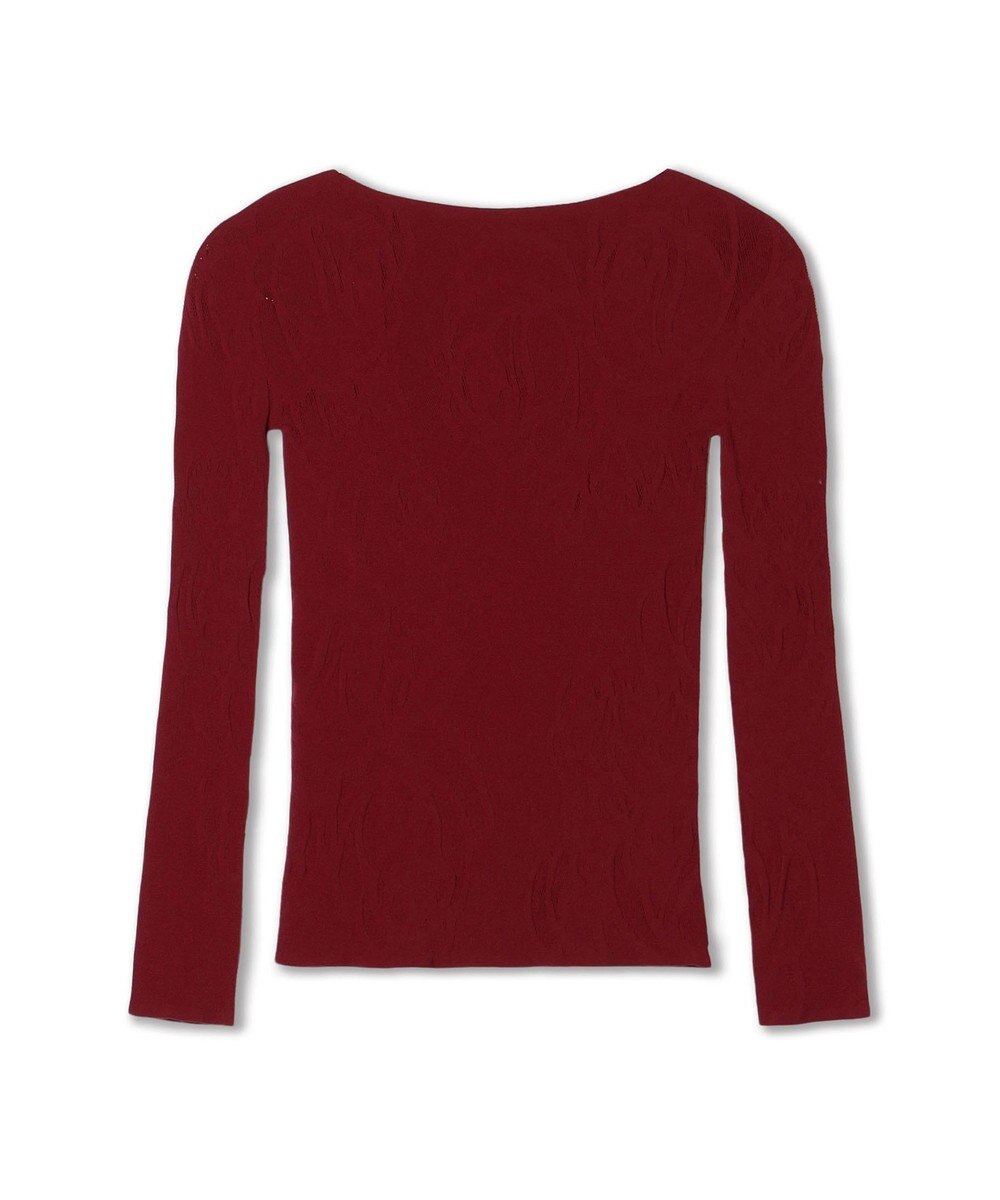 Chacott 【ノーソーイングニット】シアーローズニットトップ 