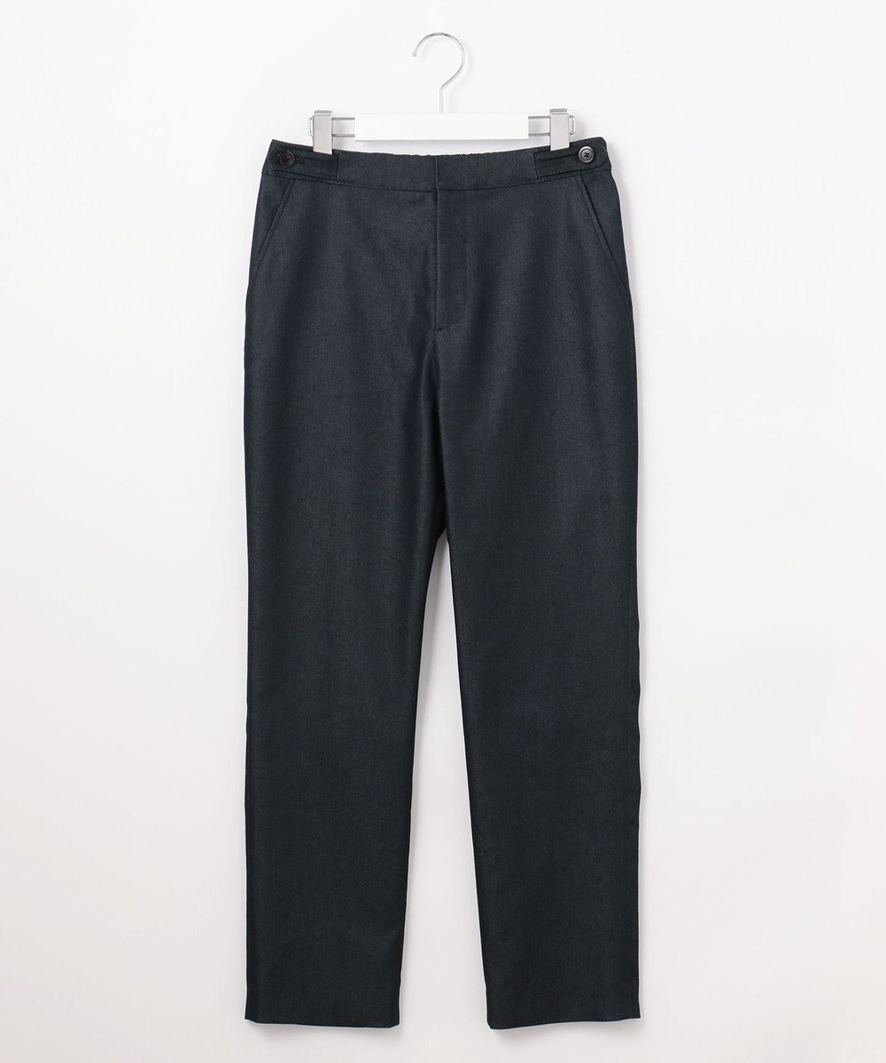 J.PRESS LADIES 【WEB限定・洗える】シャンブレーサテン テーパード パンツ 