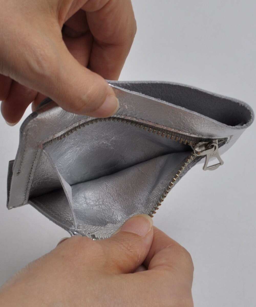 blancle メタリックレザー スマートウォレット 